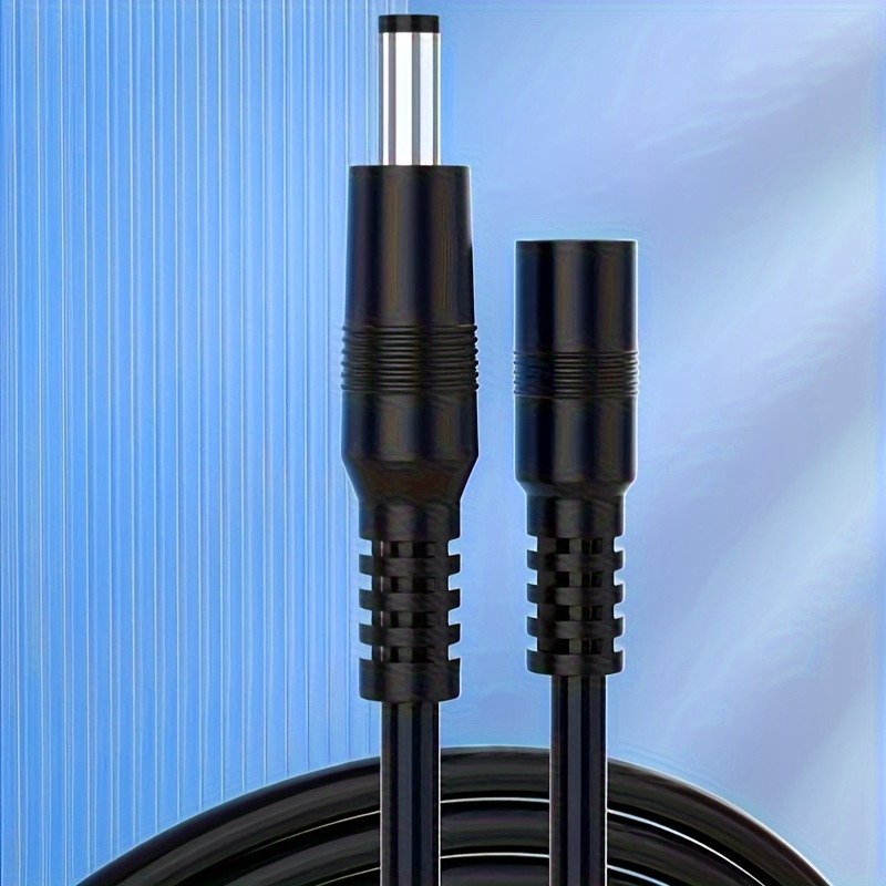 Conector 12V Dc Del Cable 5,5mm x 2,1mm Hueco CCTV Cámara de Vigilanncia