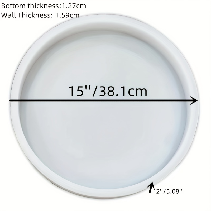 Round Silicone Molds Epoxy/resin Reusable Forms 