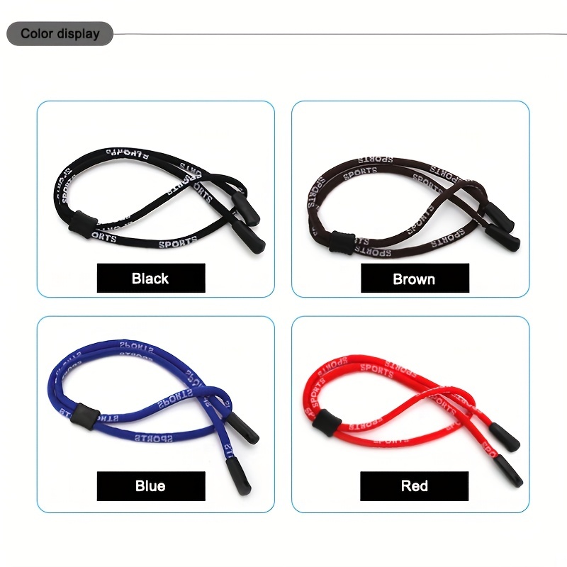 fashion adjustable sport eyeglass sunglasses cloth glasses strap outdoor eyewear lanyard holder glasses accessories jewelry accessories temu Temu