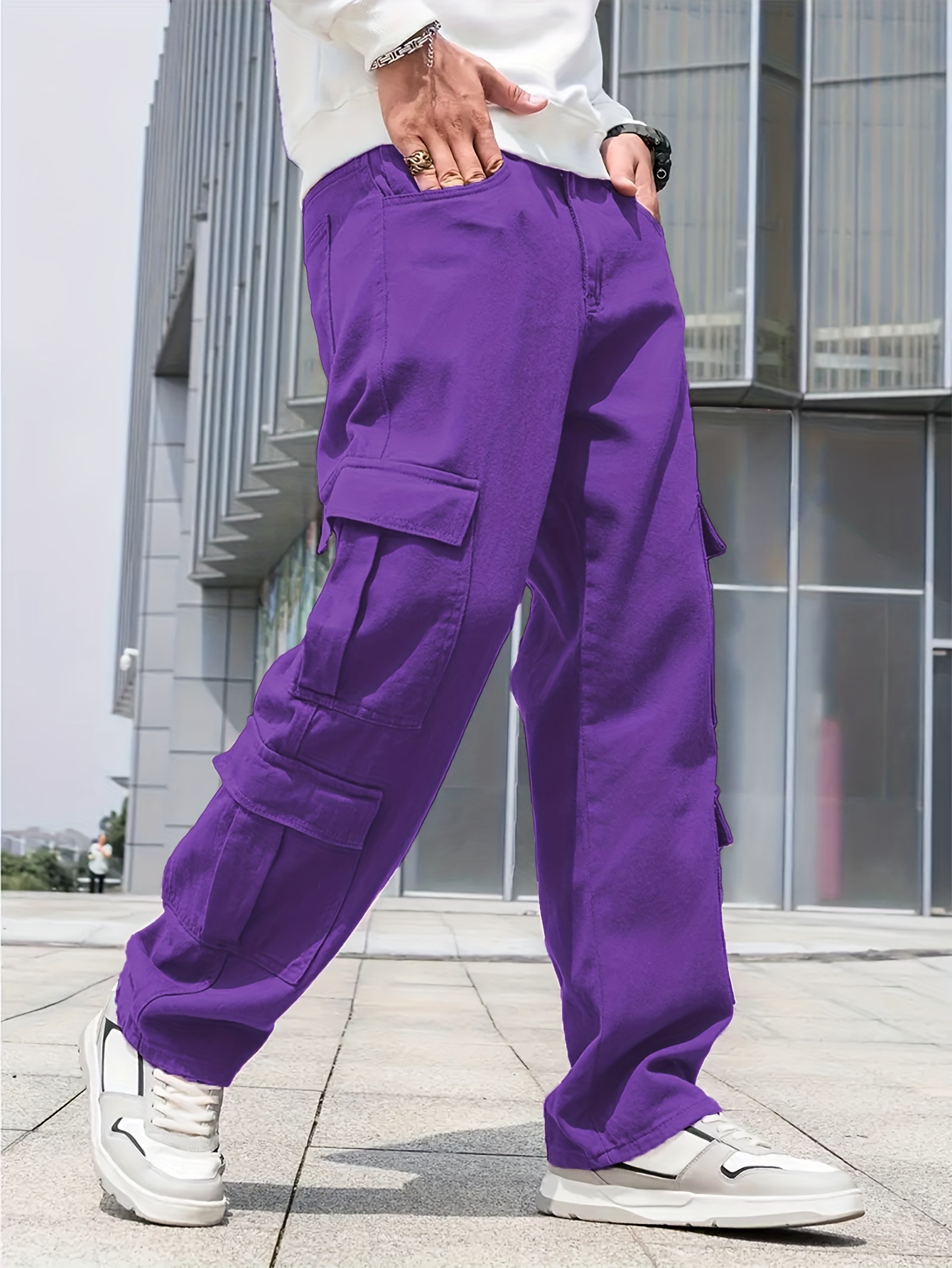 Clothing - Cargo Pants - Purple