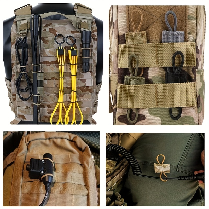 Durable Molle Tactical Backpack Buckle Clip Elastic Webbing - Temu