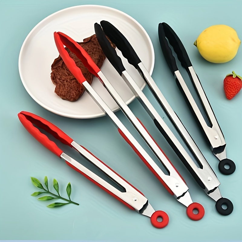 Silicone stainless Steel Kitchen Tongs Premium Stainless - Temu