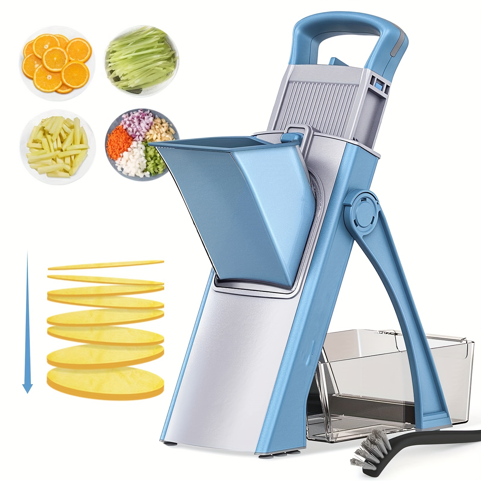 Multifunctional Mandolin Slicer And Vegetable Grater - Easy To Use And  Clean, Perfect For Home Kitchen Use - Temu France
