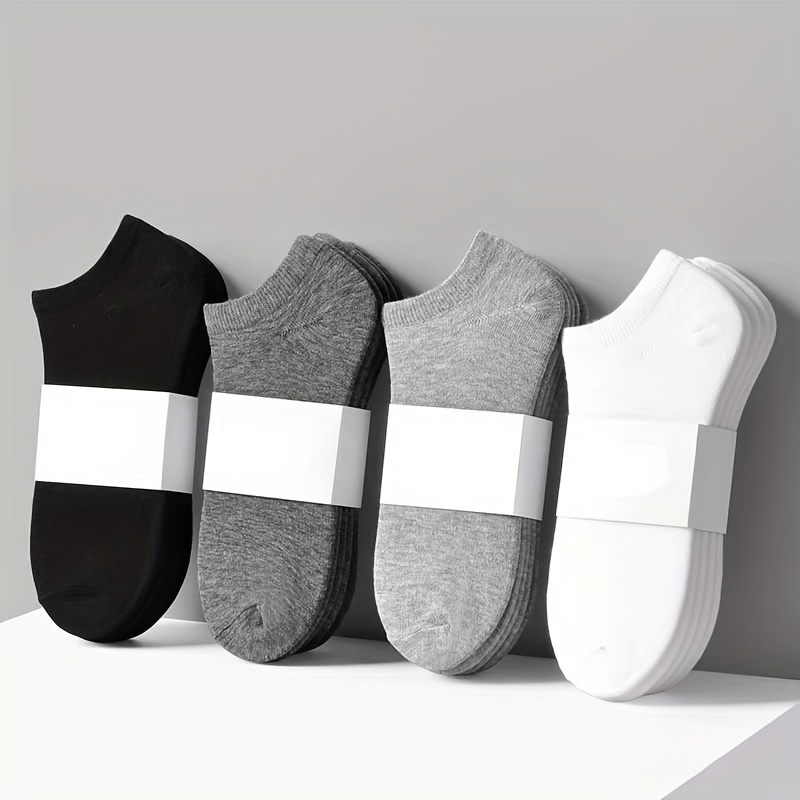 5 pares de calcetines deportivos informales para hombre, calcetines de  baloncesto, calcetines de tobillo de corte bajo cómodos transpirables que  absorben el sudor de malla fina - Temu