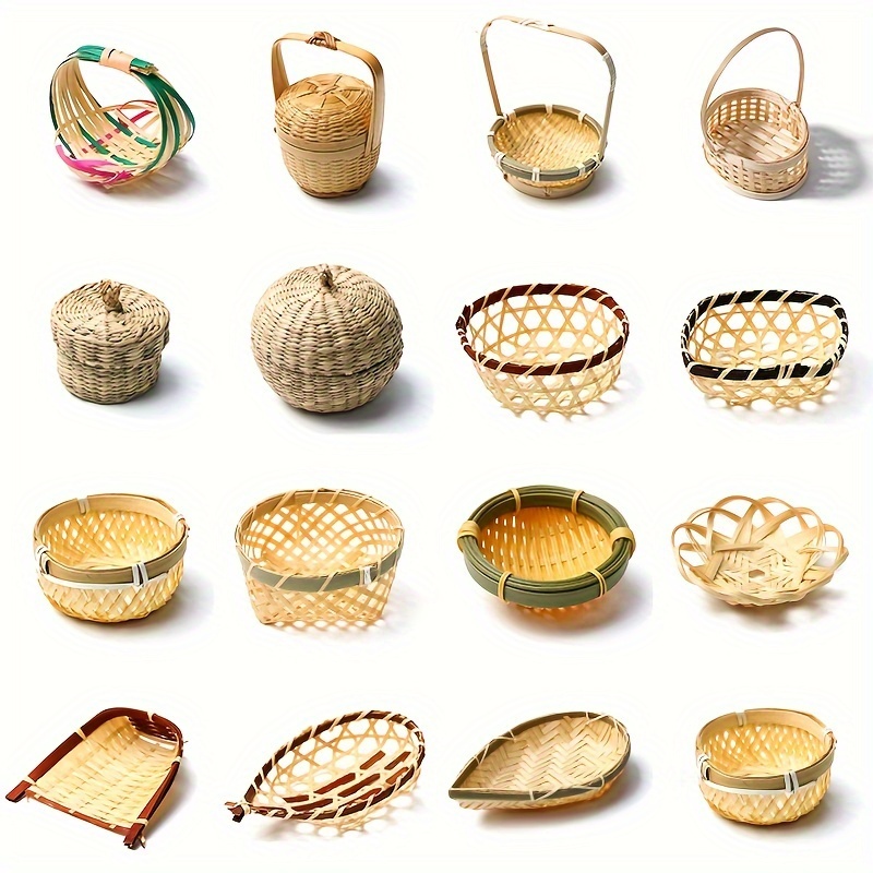 Boho Boat shaped Woven Fruit Basket Durable Storage Dessert - Temu