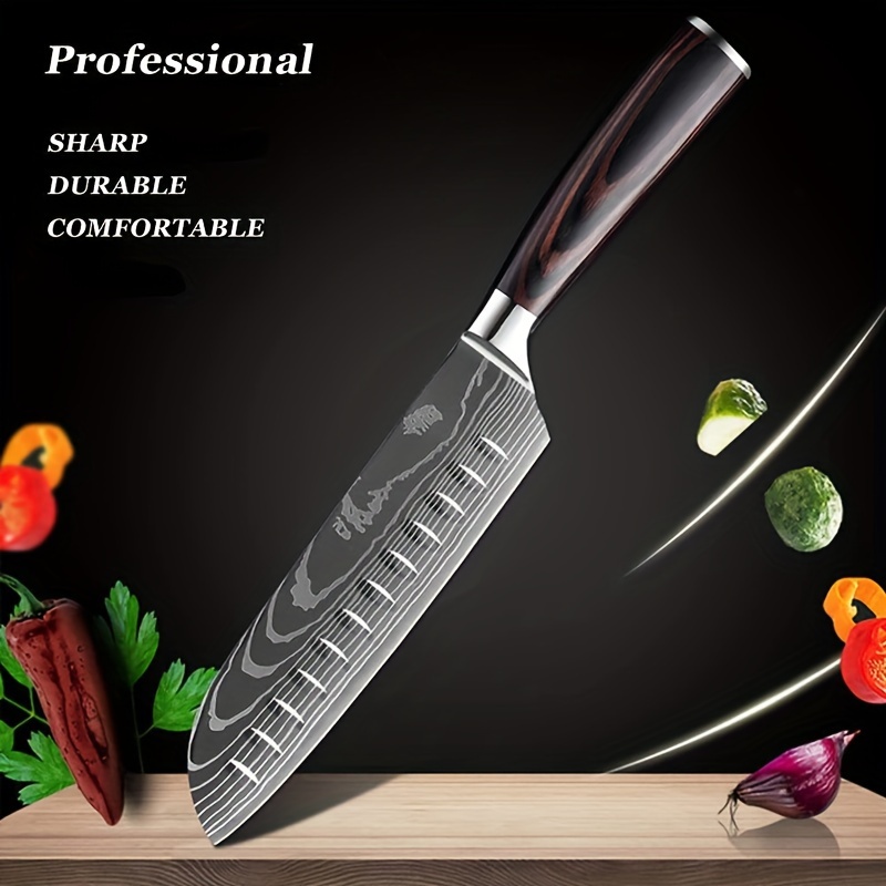 Chef Knife Kitchen Knife High Carbon Stainless Steel Sharp - Temu
