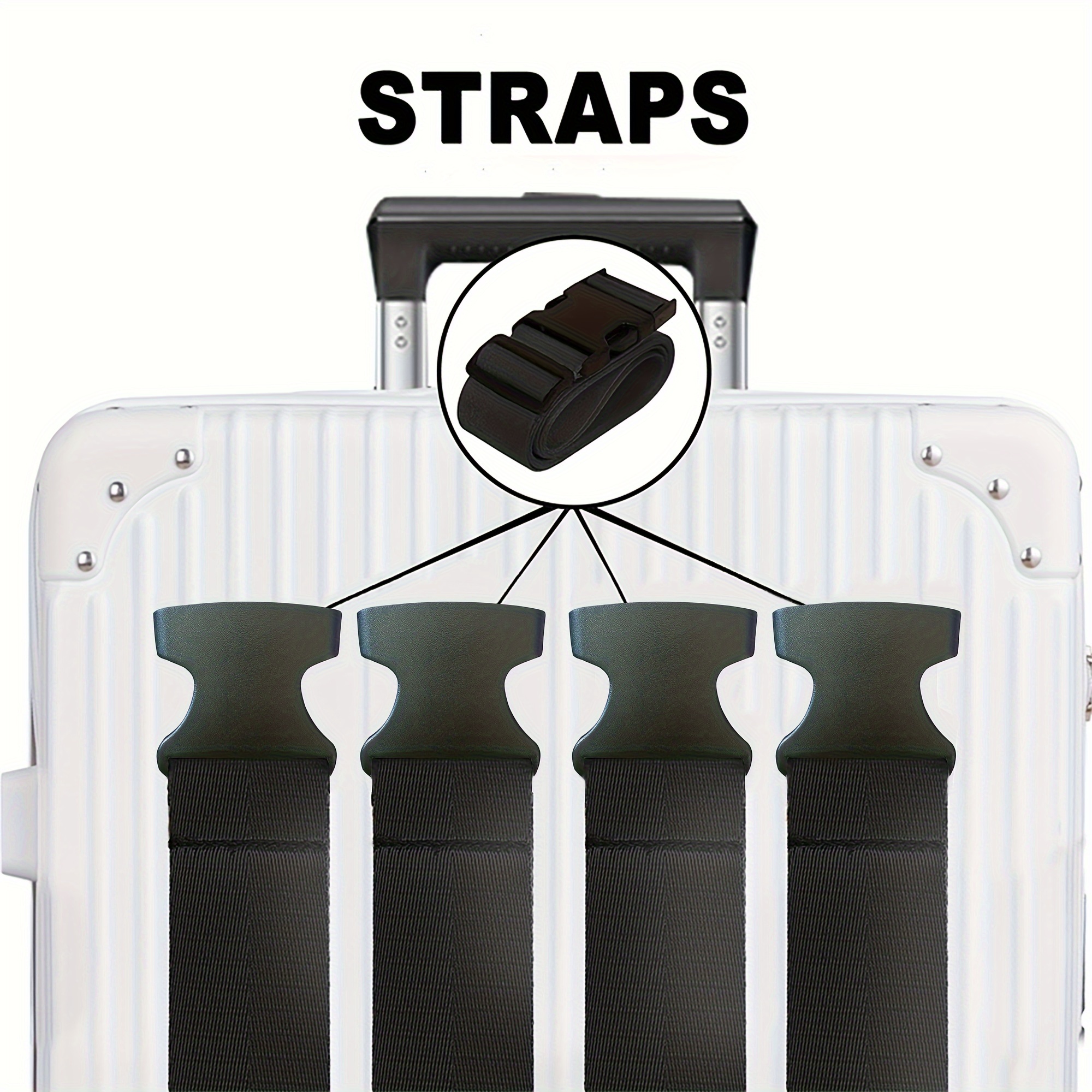 Luggage Straps Tsa Approved Travel Belt Adjustable - Temu