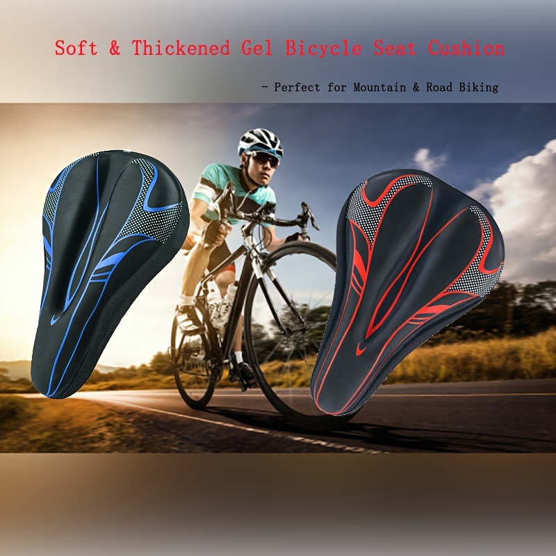 Electric Bicycle Saddle Seat Soft Thickened Electric Bike Gel Pad Cushion  Cover Cycling Road Mountain Seat Bicycle Accessories - AliExpress