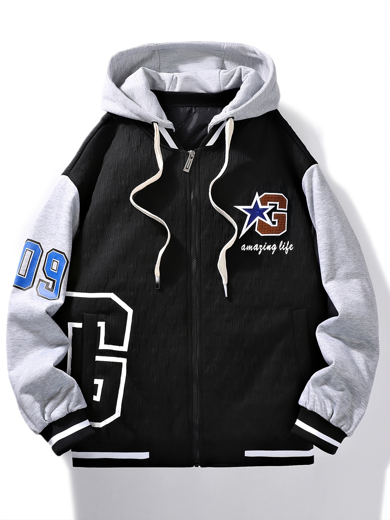 Dallas Cowboys Men's Fleece Hoodie Zip Up Sweatshirt Winter Warm Jacket Coat