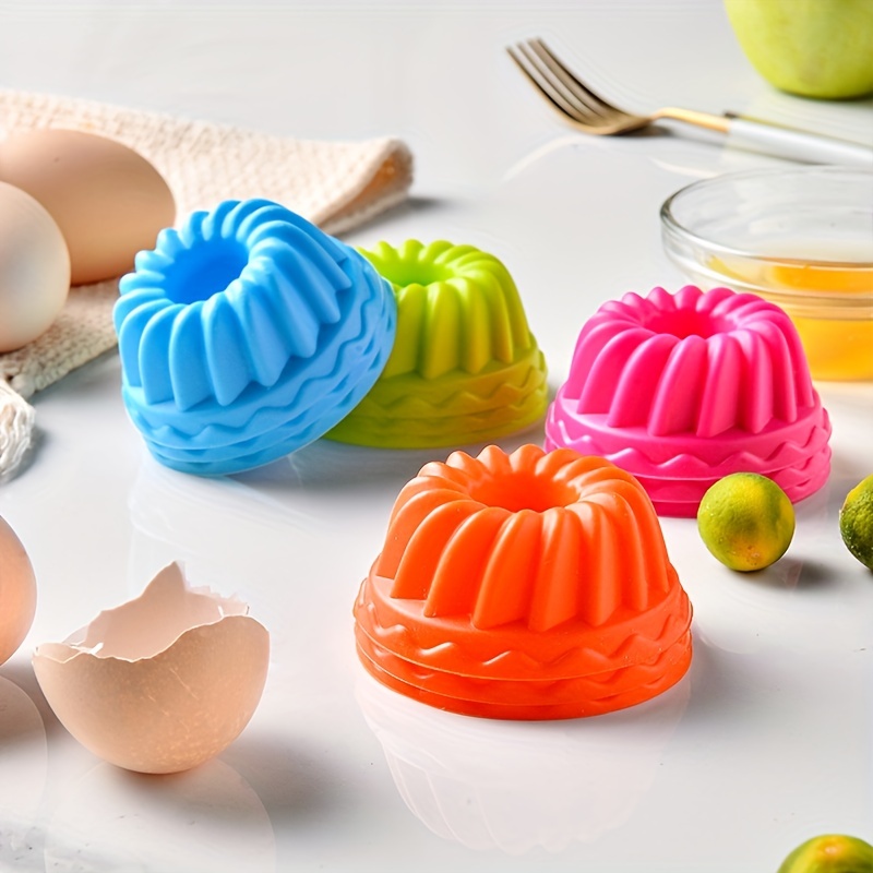 Silicone Bundt Cake Pan With Handle Silicone Fluted Tube - Temu