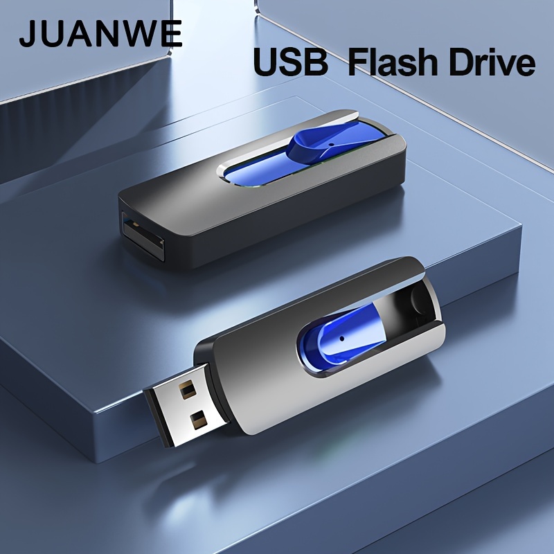 Lot de 2 Clé USB 64Go, Flash Drive 64Go Pendrive USB 2.0 Mémoire Stick Clef  USB Mini Clef USB pour PC, Tablette (Noir)
