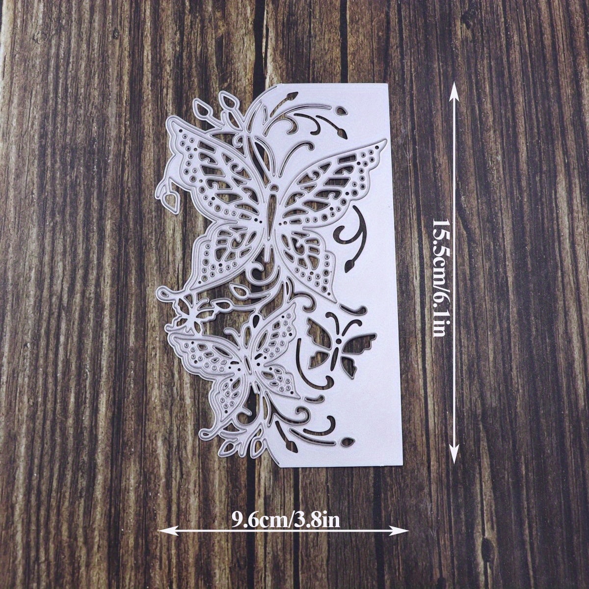 93000 - Etching Stencil Butterfly Border