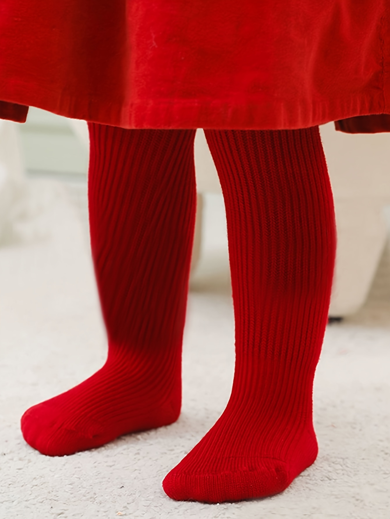 Baby Girl Red Tights - Temu Canada