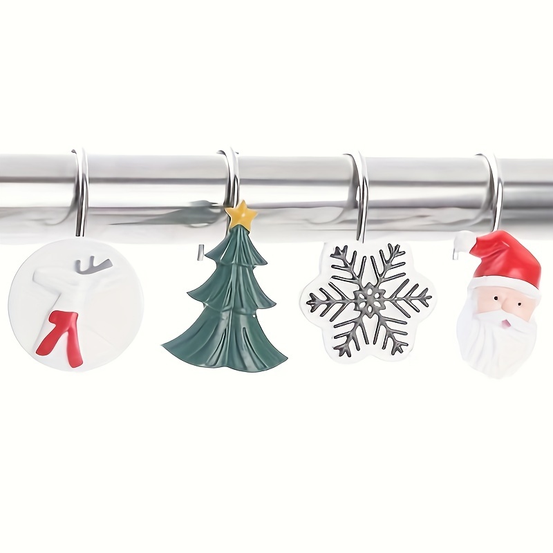 Christmas Bathroom Hook Resin Santa Claus Christmas Tree - Temu