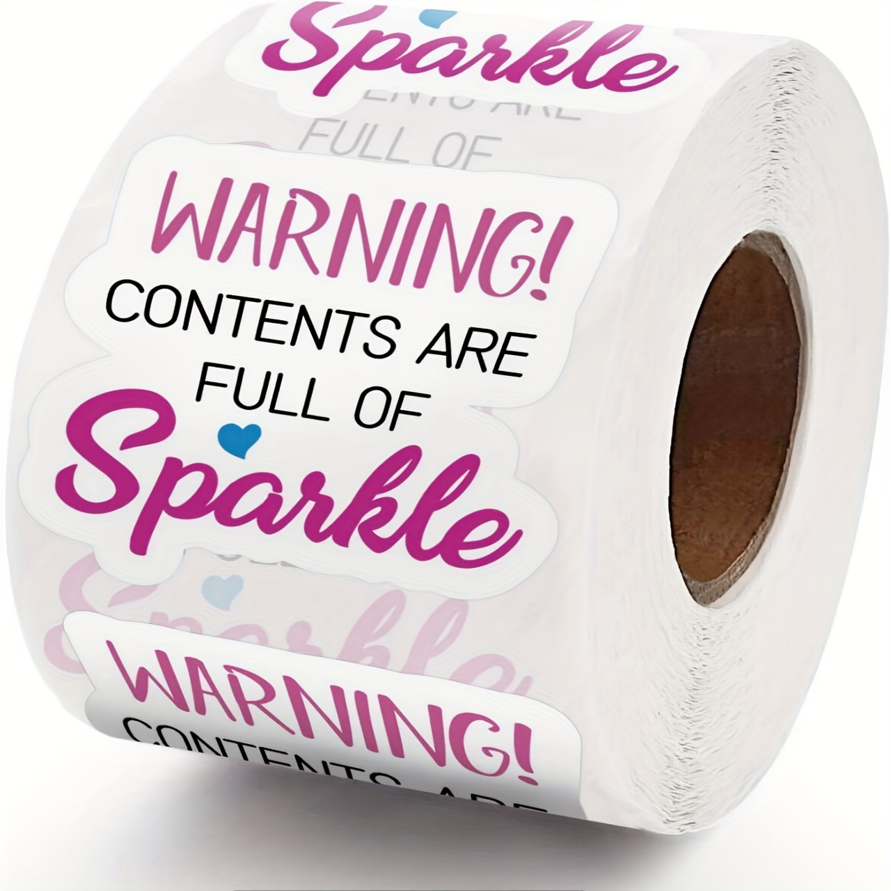 Thank You Stickers Warning Contents Full Of Sparkle - Temu