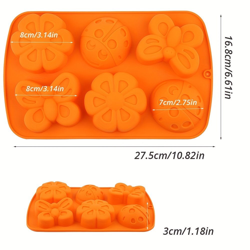 Cartoon Butterfly Chocolate Mold 3d Silicone Mold Cute - Temu