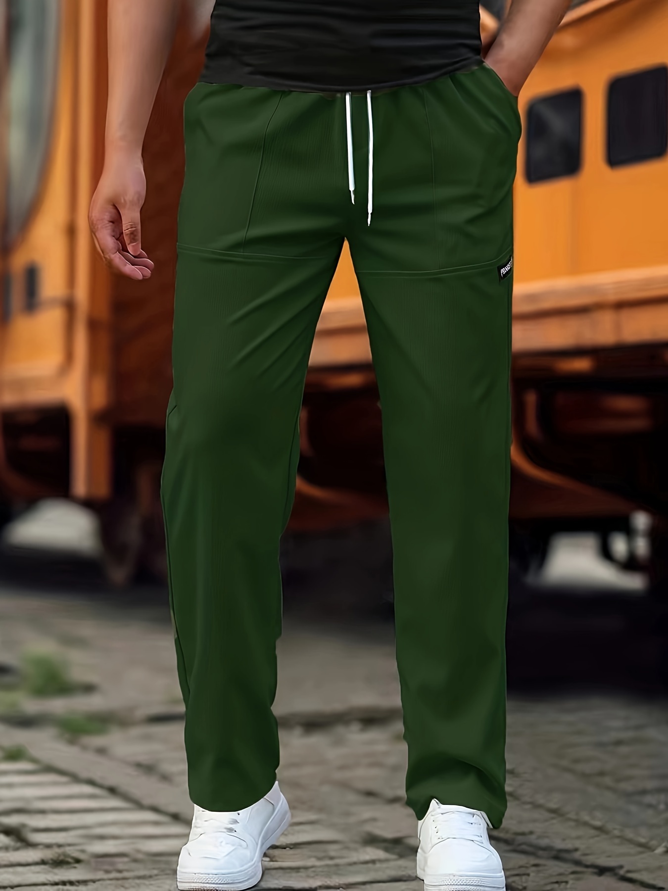 Stretchable Mens Dark Green Cotton Jogger Pant at Rs 286/piece in