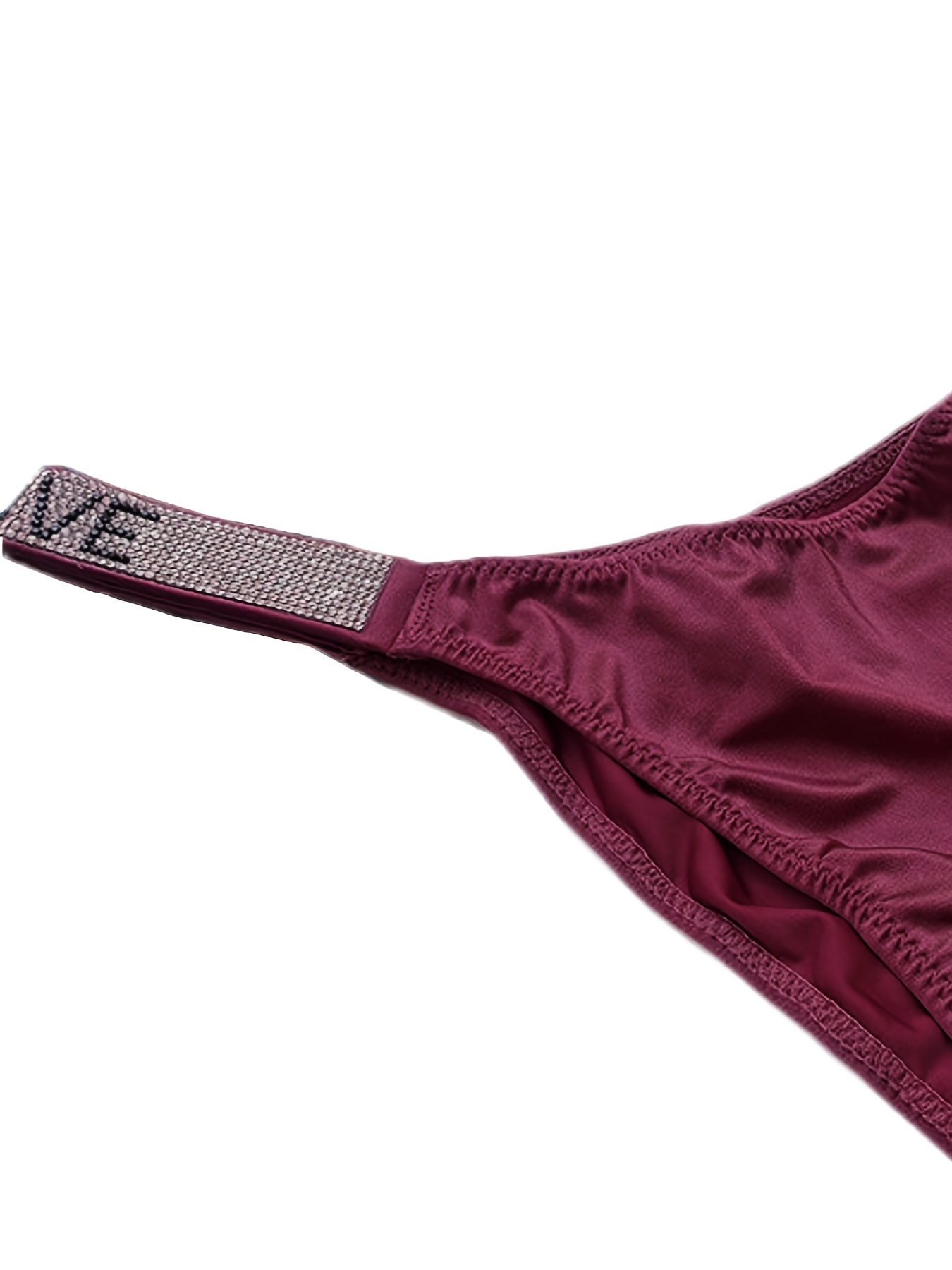 Bras Sets Brand Letter Rhinestone Underwear Women Sex Secrets