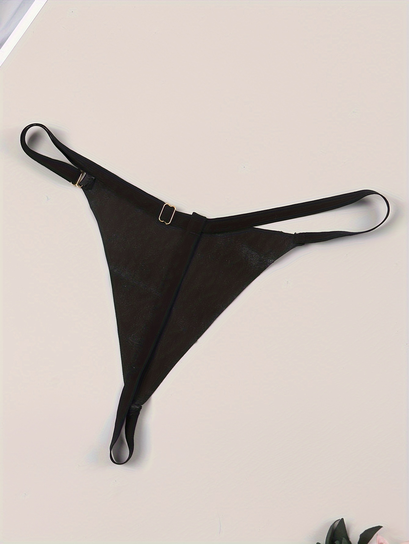 No-Show Thong Panty, Black, XL - Women's Panties - Victoria's