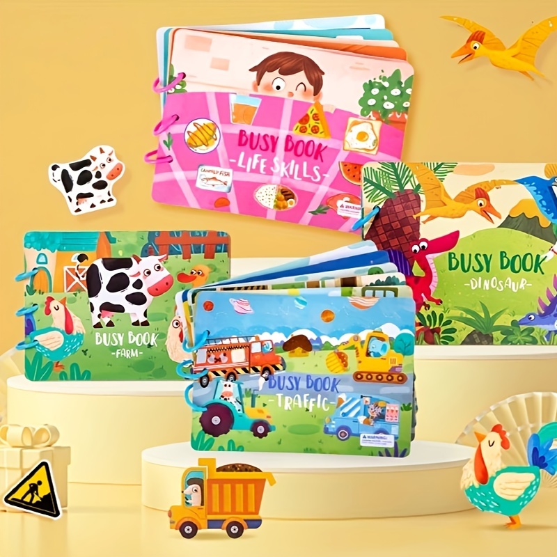 Libro Sensorial para Niños de 2 a 4 Años - Juguetes Montessori » Chollometro