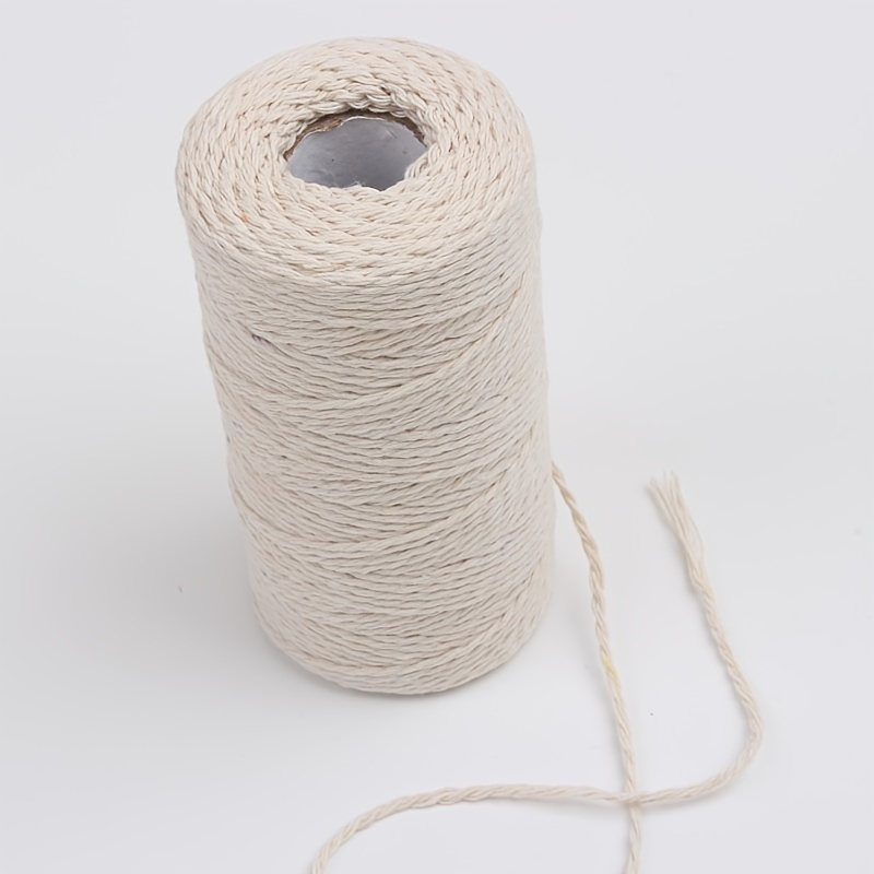 One Roll Diy Handmade Woven Cotton Rope Chunky Thin Cotton Thread ...