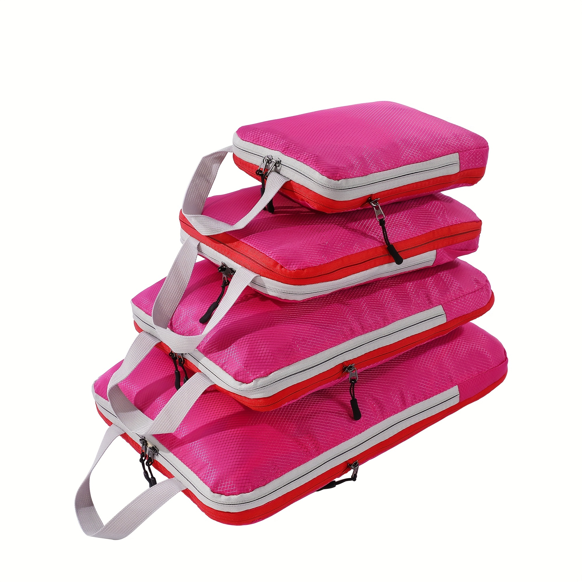 Packing Cube Set of 3 for Travel, Compression Bags Organizer for