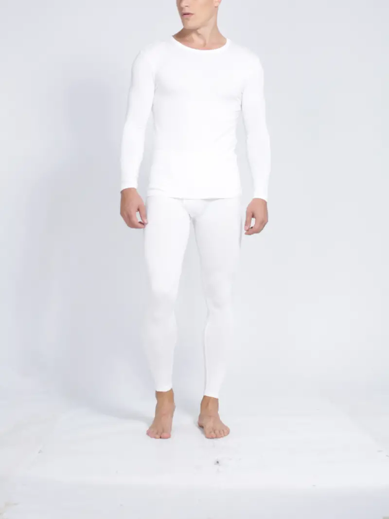 Men's Fleece Thermal Underwear Set Base Layer Sets Fall - Temu