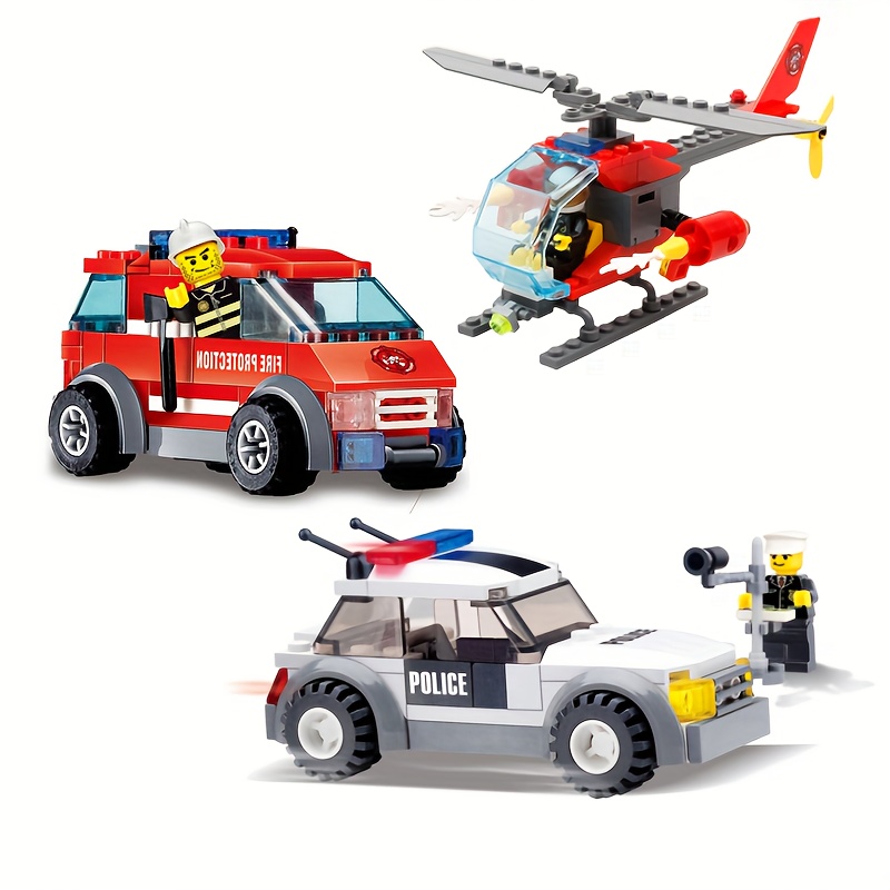 Giocattolo 'auto Polizia Camion Pompieri Città Modello - Temu Switzerland
