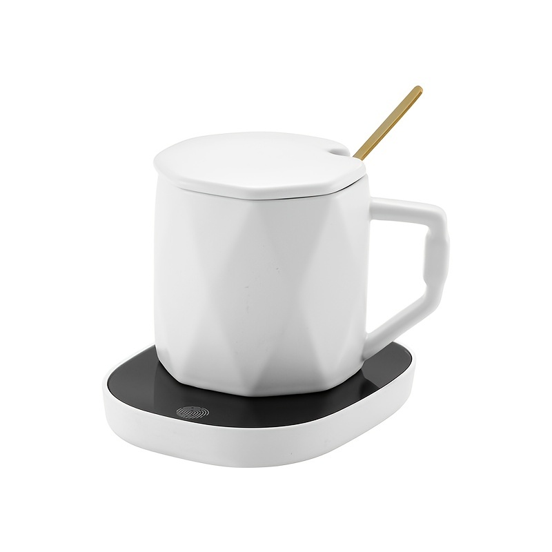 Mug Warmer Coffee Mug Warmer, Coffee Warmer For Desk With 3 Temp Settings,  12h Auto Shut Off Coffee Cup Warmer, Smart Coffee Warmer Plate Keeps Hot,  Fresh For Coffee, Tea, Milk, Beverage,black 