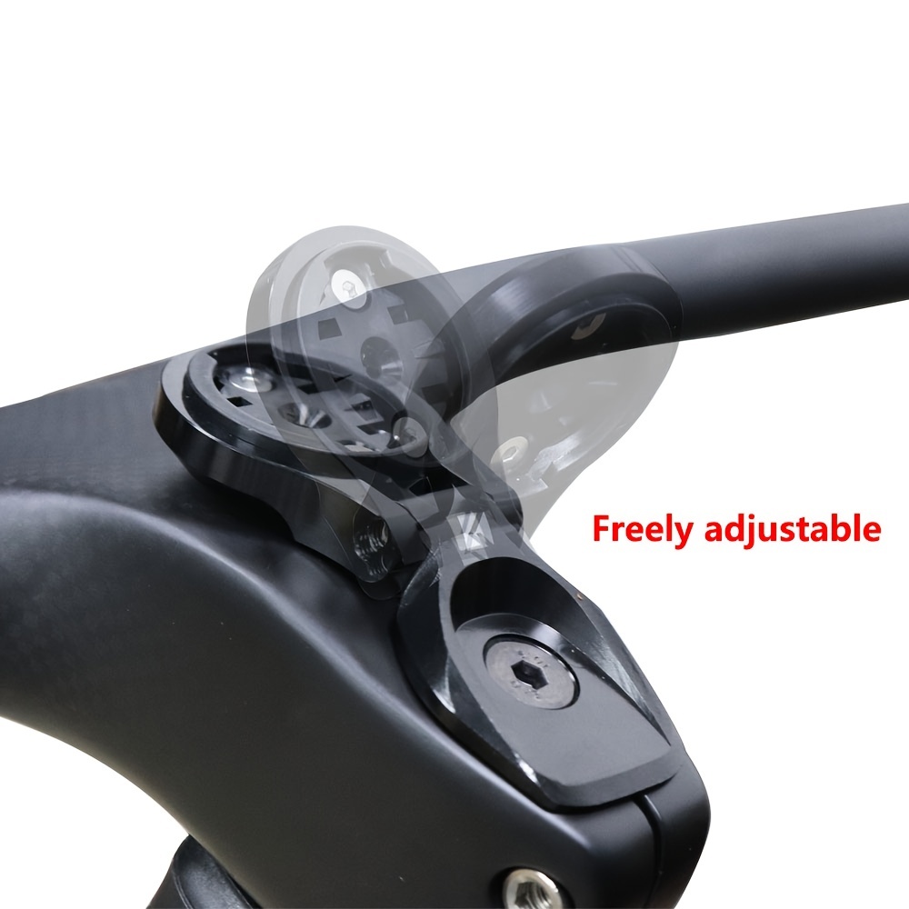 Soporte para bicicleta de carretera, reemplazo de soporte de manillar  integrado para bicicleta de carretera para Garmin Bicyc (paquete de 1)  Negro