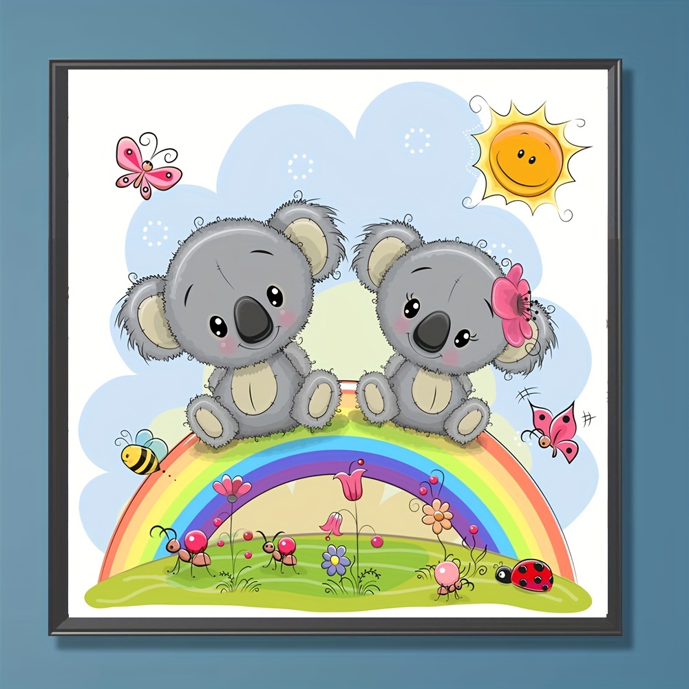 5d Diamond Painting Set Cartoon Koala Pattern Suitable - Temu Canada