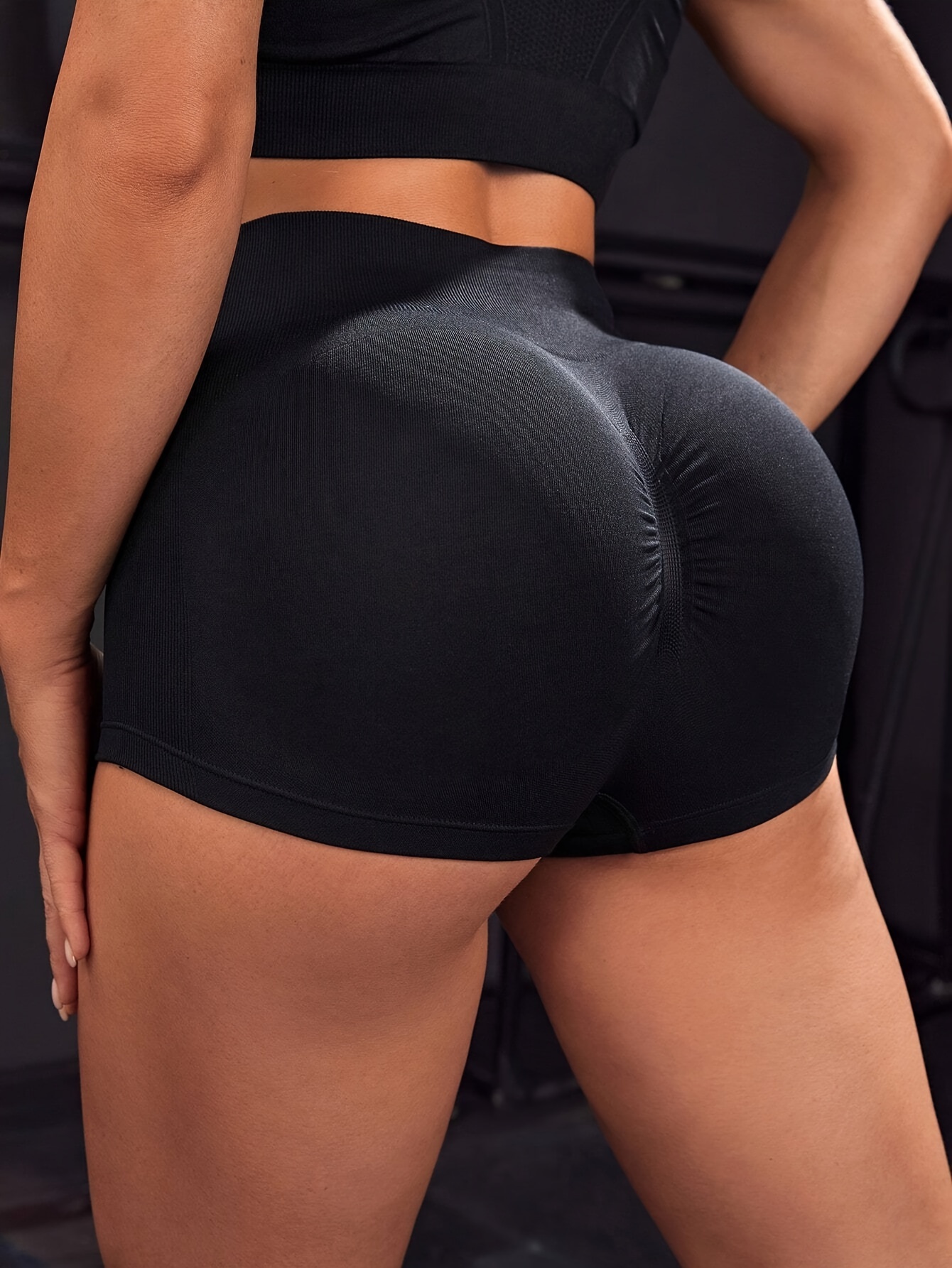Booty Shorts for Women High Waisted Yoga Shorts Sexy Butt Lifting