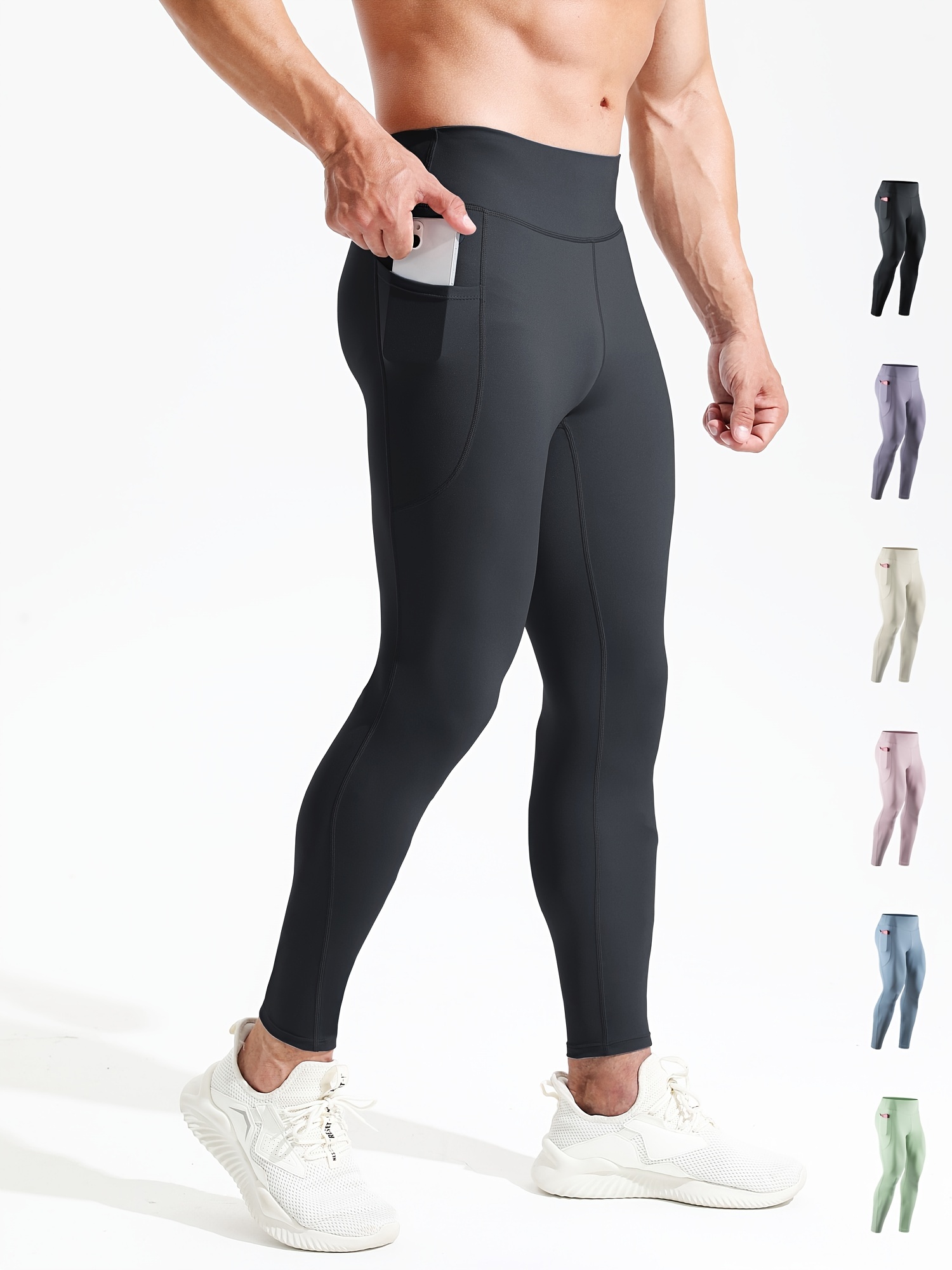  Mens Small Leggings Compression Pants Men XL Gym Compression  Pants Men Athletic Compression Tights Men Gray Running Legging Men Tights  Mens Compression Pants with Pocket : Clothing, Shoes & Jewelry