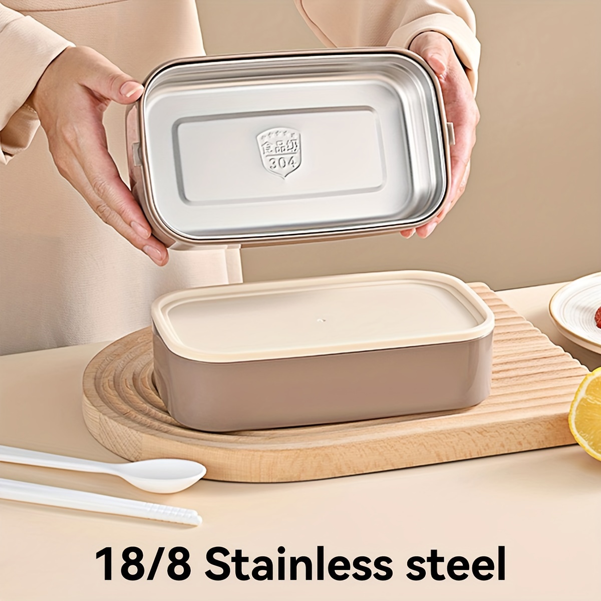 304 Stainless Steel Portable Multi layer Bento Box Large - Temu