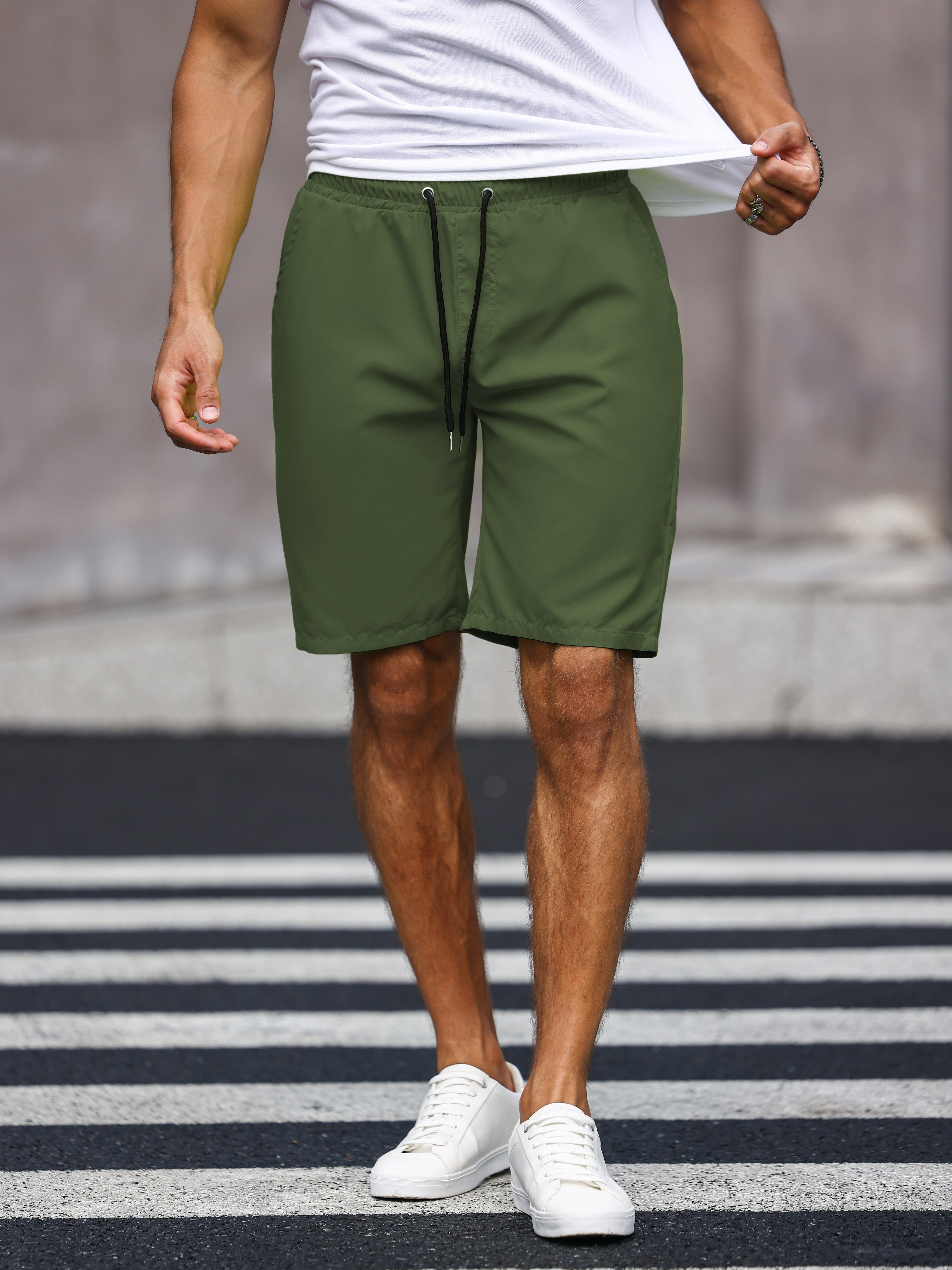 Men's Summer Beach Casual Fashion Shorts - Temu Israel