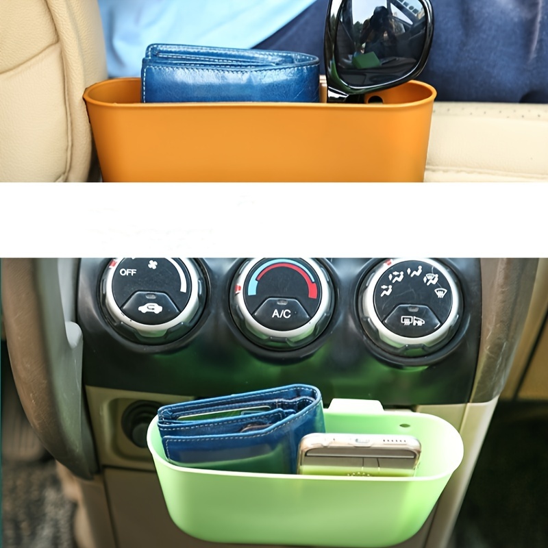 Poubelle de Voiture avec Couvercle bote de rangement pour dchets de vhicule  poubelle pression carre ABS accessoires d'intrieur