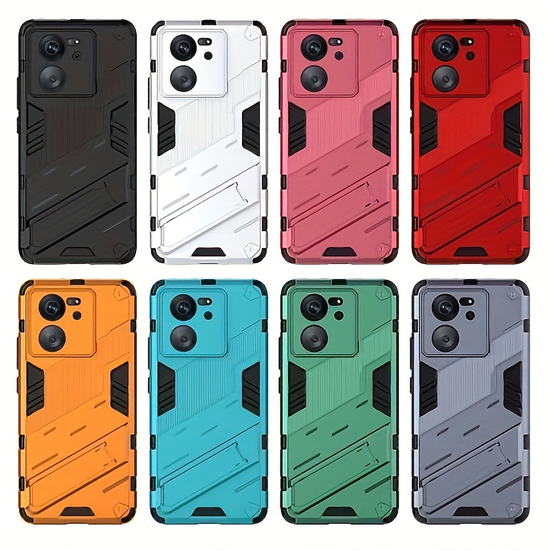 For Xiaomi Poco X6 Pro, Luxury Shockproof Hybrid Leather Soft Rubber Case  Cover