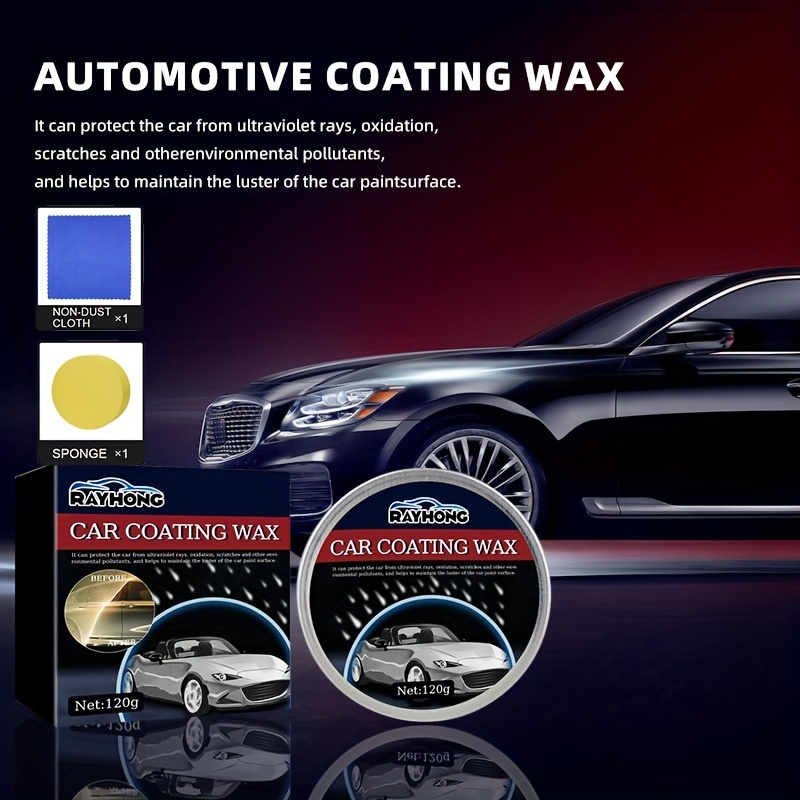 Car Wax Soft Gloss Paste 3.53Oz Ultra Gloss Paste Wax Soft Deep Shine UV  Protect