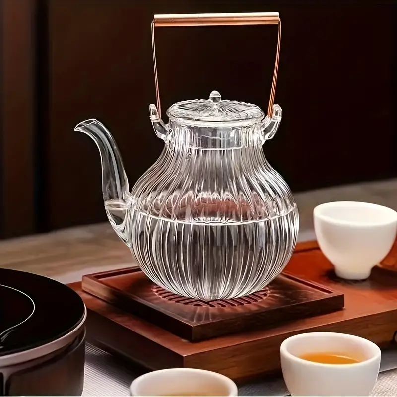 High Borosilicate Glass Teapot With Strainer Perfect For - Temu Italy