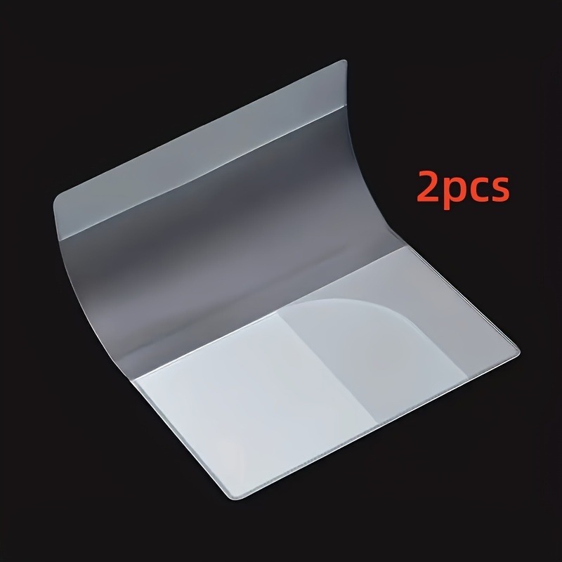 2pcs Travel Waterproof Thickened Passport Cover Passport Protector Passport Holder