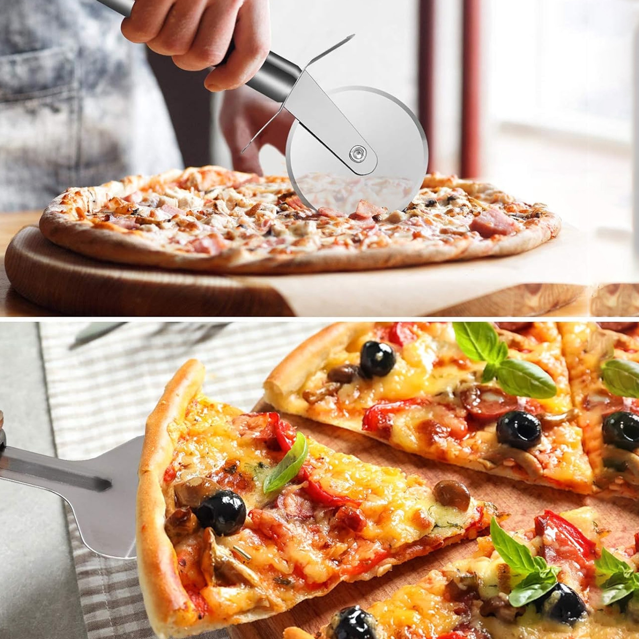 Non Stick Pizza Trays Baking Pan Round Restaurant Dish Pie - Temu