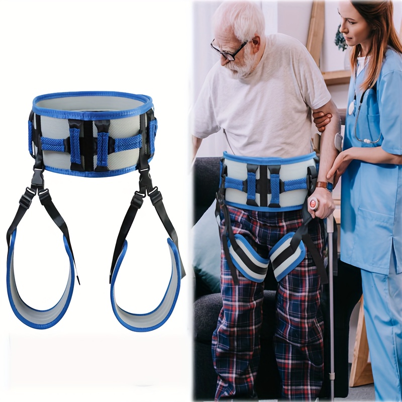 Cinturones de transferencia de cinturón de marcha con asas  acolchadas,Cinturones de transferencia para levantar personas mayores con  hebilla de un clic,Cinturón de marcha de enfermería médica para asistencia  al paciente - Pediátrico  
