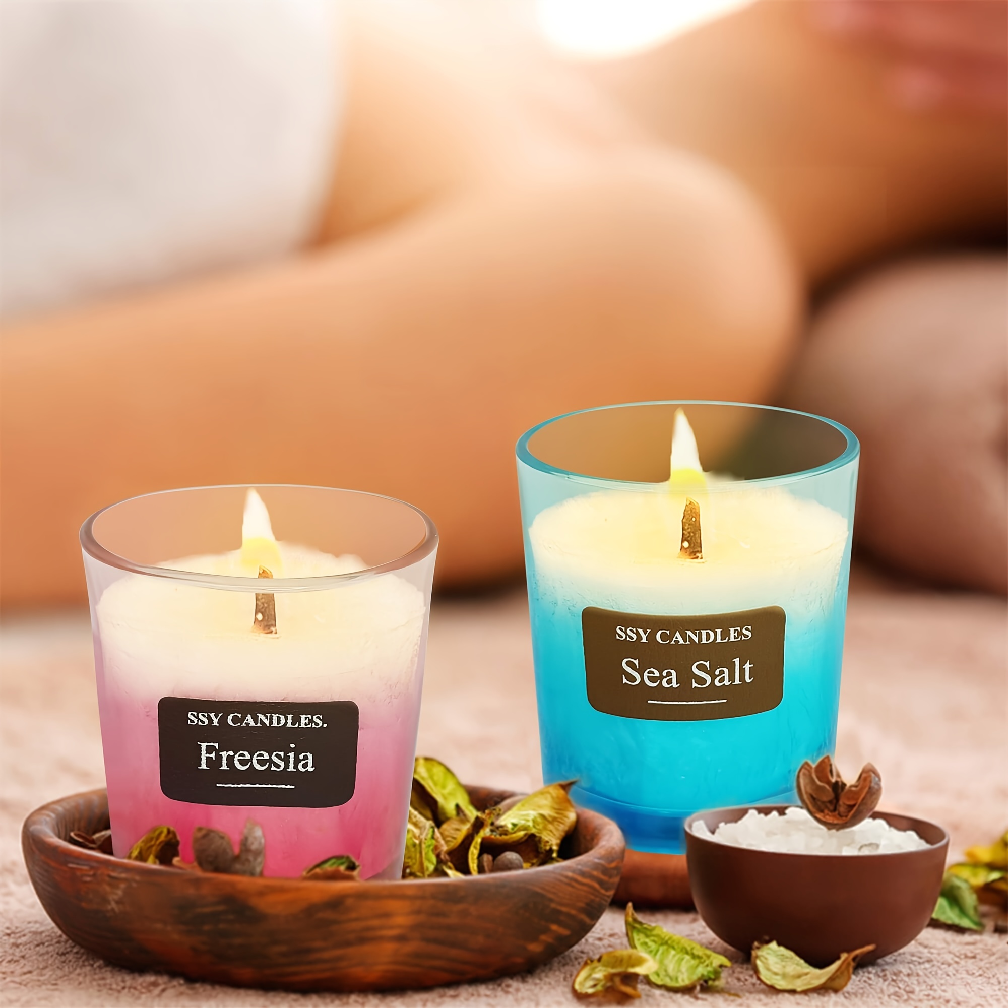 Scented Candles aromatherapy Glass Jar Candles gifts For Mom - Temu