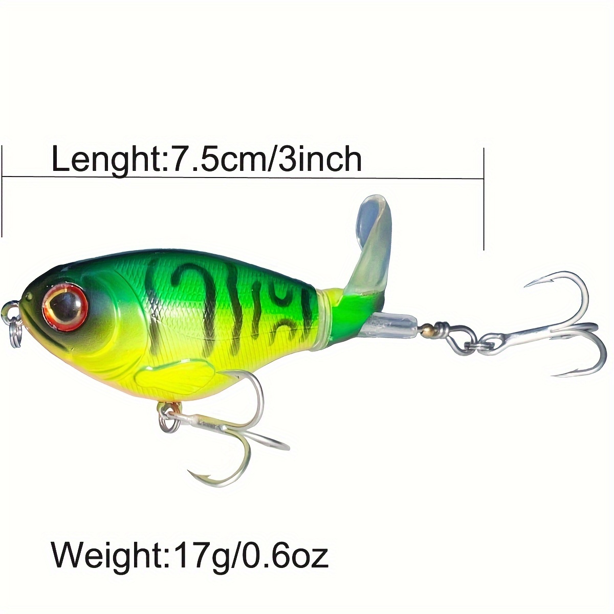 Hooks Pencil Plopper Bass Catfish Pike Perch Tail Topwater Fishing Lures -  China Fishing Bait and Fishing Lure price