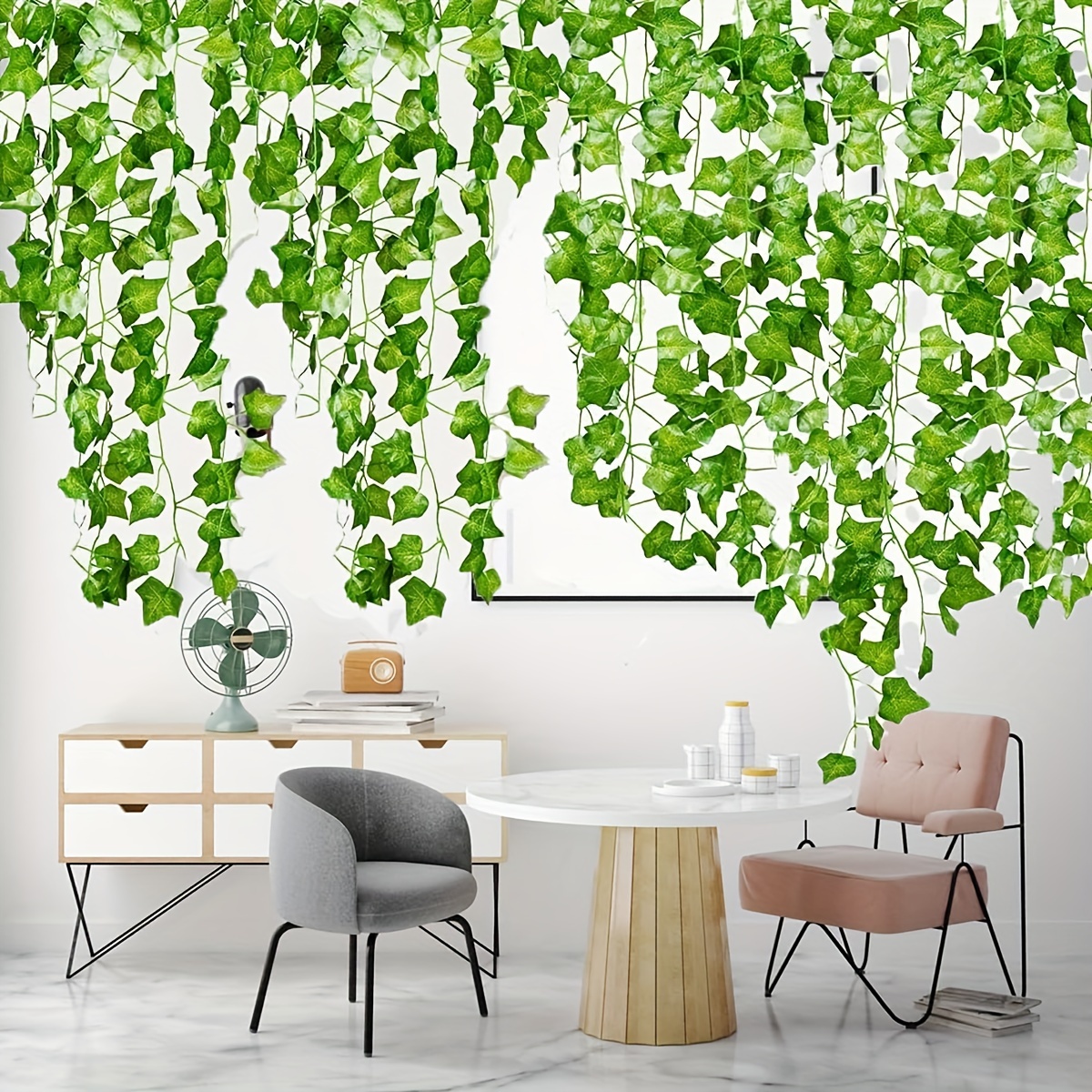 Artificial Plants Party Supplies Vine Leaves Ratten Hanging Ivy Fake Vine  Plants Wall Creeper Wedding Home Garden Decoration Grape Ratten Leave  20220110 Q2 From Sd007, $4.04