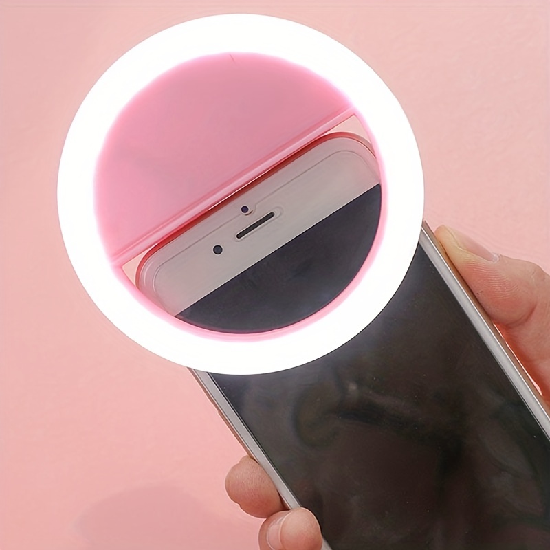 Portable RK12 Ring Light Smartphone Holder With LED For Mobile