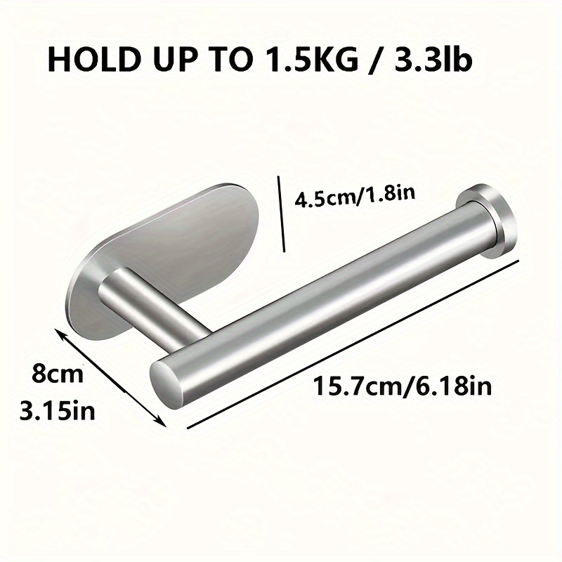 Toilet Paper Holder 304 Stainless Steel Toilet Tissue Holder - Temu ...