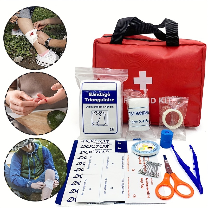 1pc First Aid Kits Portable Outdoor Survival Disaster Earthquake Emergency  Bags Big Capacity Home/Car Medical Package
