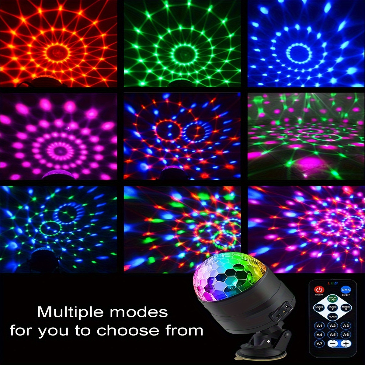 Dicso Ball-USB)laser puissant lumiere éclairage de scène jeux de