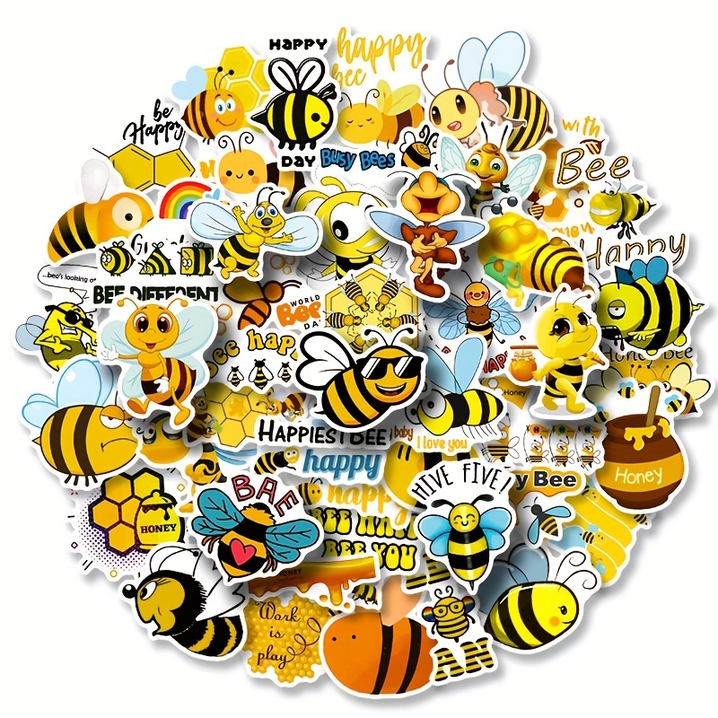 Auto Aufkleber lustige Biene selbstklebend Deko Honig Biene Sticker w, 4,74  €